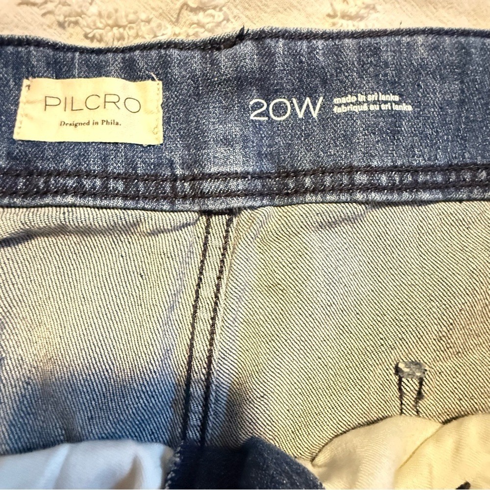 Pilcro wide leg Blue Jeans Size 20 - Picture 4 of 8